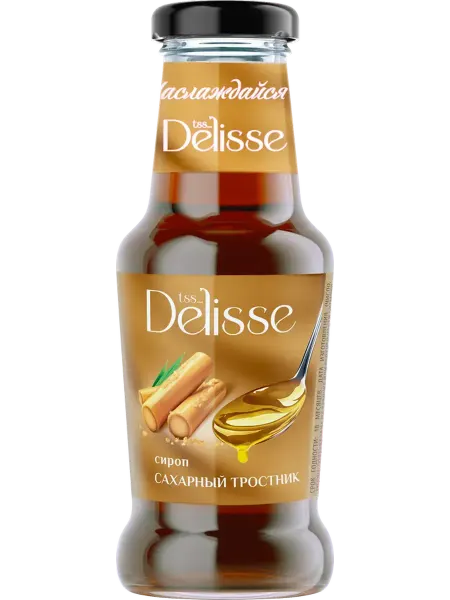 Сироп десертный DELISSE со вкусом сахарный тростник, 250мл