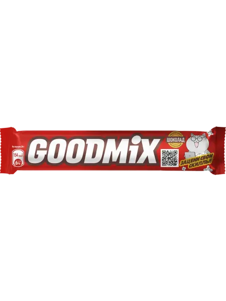 GOOD MIX Батончик шоколадный молочный с хрустящей, 5шт