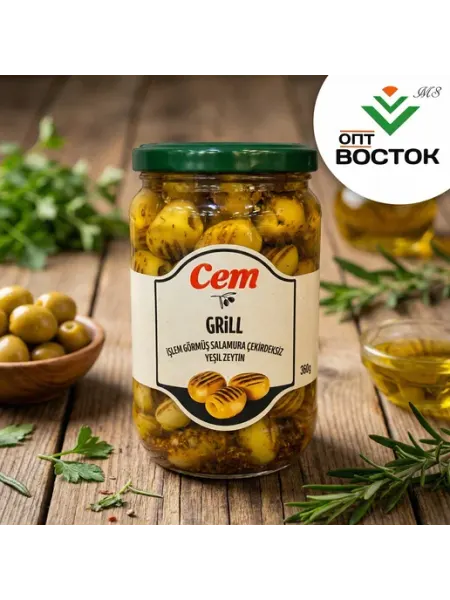Sosero Зеленые оливки на гриле Grill Zeytin 360гр