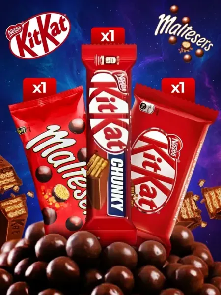 Kitkat Сладкий набор Kit Kat и Maltesers
