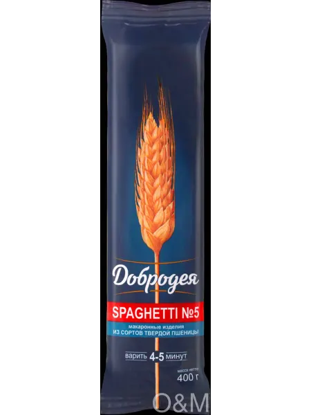 Макароны ДОБРОДЕЯ Spaghetti №5 группа А высший сорт