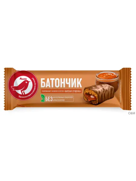 Батончик глазированный АШАН Красная птица с, 2шт