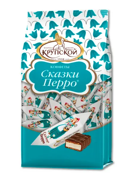 Кондитерская фабрика им. Н. К. Крупской Вафельные конфеты "Сказки Перро", 200 гр