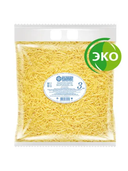МЕЛЬКОМБИНАТ Макаронные изделия. Вермишель 3 кг