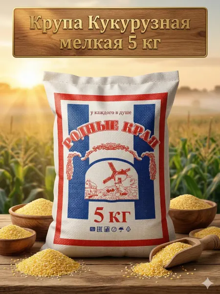 У каждого в душе Родные Края Кукурузная мелкая №6, 5кг