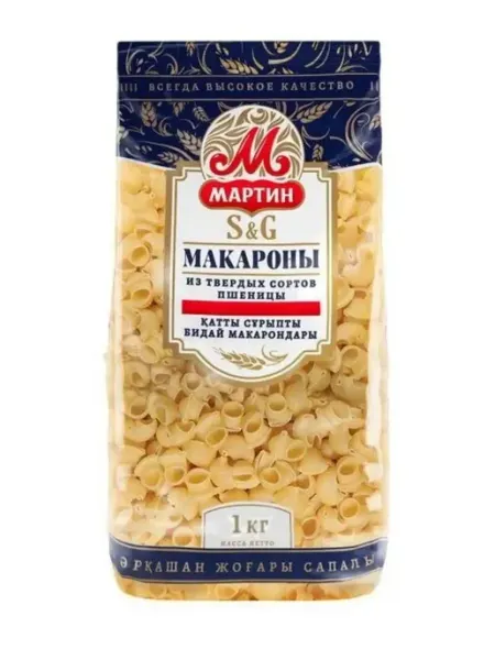 Мартин Макаронные изделия Улитки №1, 1 кг