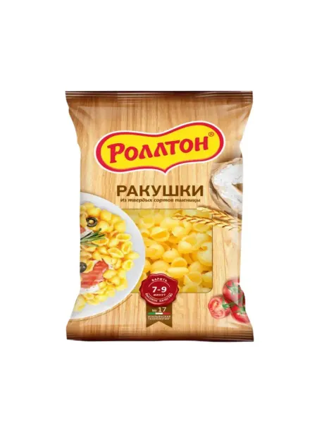 Роллтон Макаронные изделия - ракушки, 400 гр