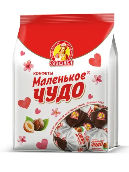 Славянка Конфеты "Маленькое чудо" шоколадное, 206 гр