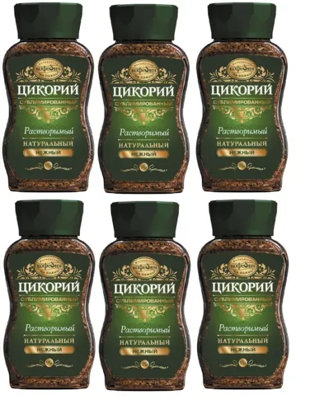 МОСКОВСКАЯ КОФЕЙНЯ НА ПАЯХЪ Цикорий растворимый, сублимированный, Нежный, 95 гр