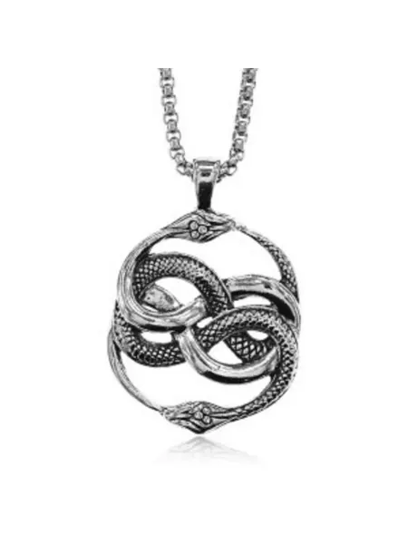 Runes&Gems Подвеска Две змеи на цепочке, 3,5х3см