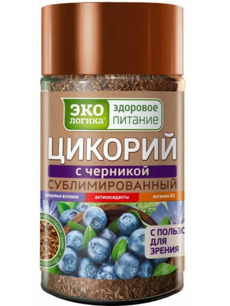 ЭкоЛогика Цикорий с черникой 85 гр