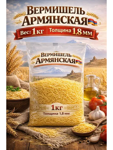Макароны вермишель Армянские 1кг