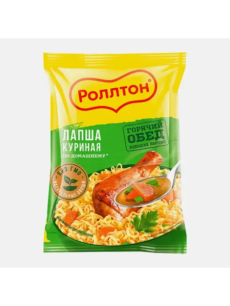 Лапша Роллтон Куриная по-домашнему 85г