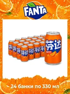 Fanta Фанта 0,33л х 6 шт. Ж Б (Китай) Напиток газированный