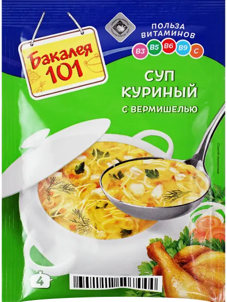 Смесь для супа РУССКИЙ ПРОДУКТ Бакалея 101 Куриный с вермише