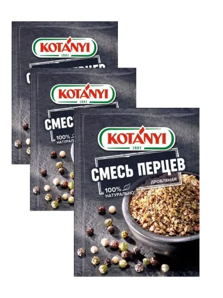 KOTANYI Приправа Смесь перцев дробленая, 12г x 3шт