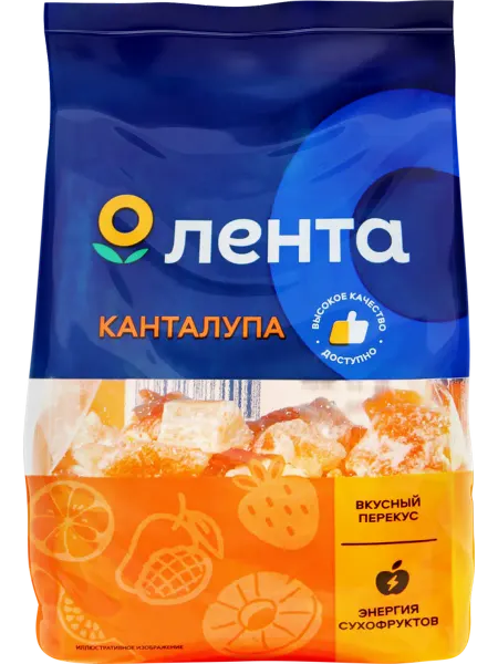 Цукаты ЛЕНТА Канталупа (тайская дыня), 140г