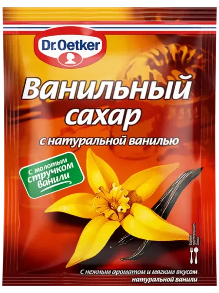 Dr.Bakers Сахар с натуральной ванилью, 15г