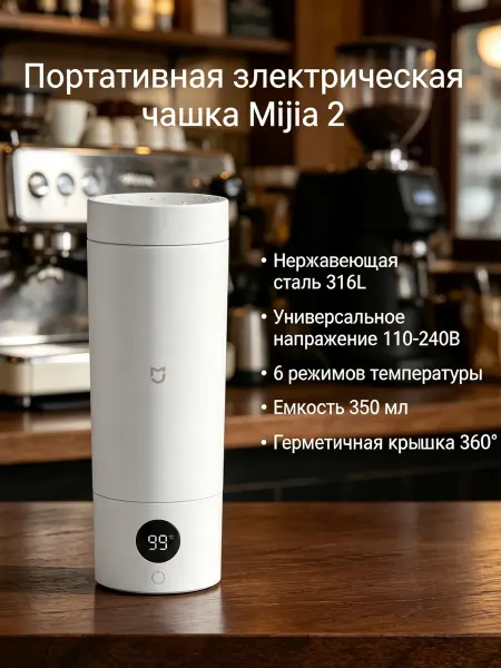 MIJIA Портативная электрочашка Xiaomi 2
