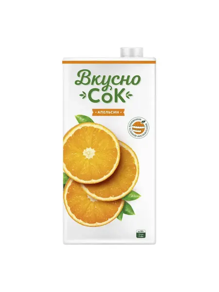 ВкусноСок Сок апельсиновый 2 литра