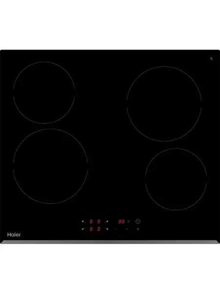 Haier Варочная панель электрическая HHY-C64RVB, 4 конфорки, стекло
