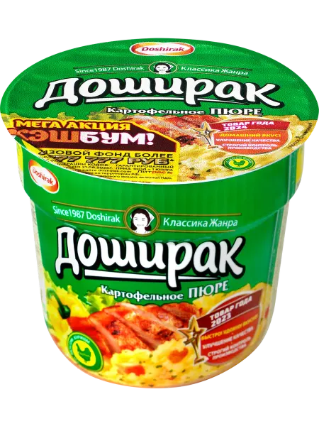 Пюре картофельное DOSHIRAK со вкусом курицы 40г