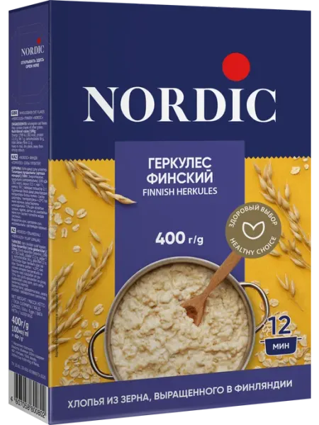 NORDIC Хлопья овсяные Nordiс Геркулес 500 г