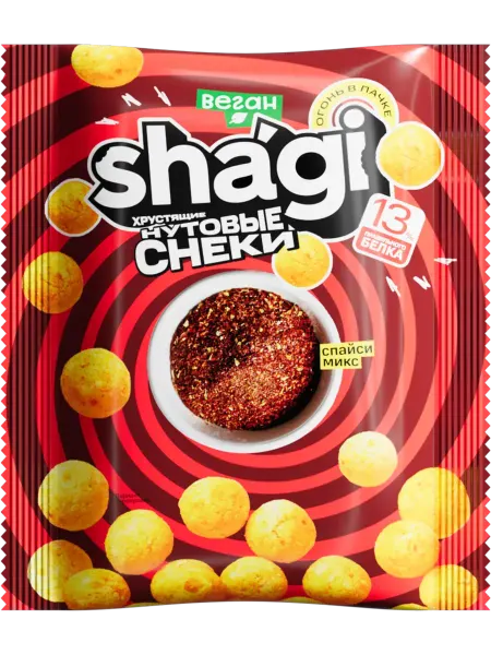 Снэки нутовые SHAGI со вкусом спайси микс, 50г