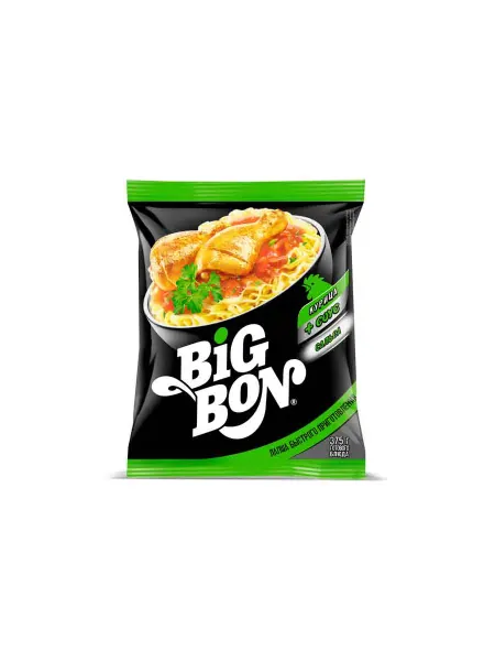 Нет бренда Лапша BIGBON курица с соусом Сальса, 75 г