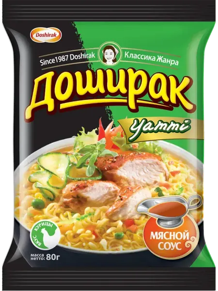 Doshirak Лапша ДОШИРАК Yammi со вкусом курицы, 80г
