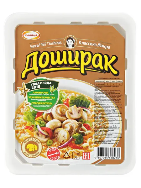 Доширак Лапша быстрого приготовления со вкусом грибов, 90 г - x 1шт