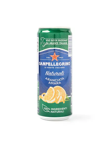 Sanpellegrino Напиток газированный Amara с соком апельсина Италия - 1шт
