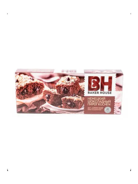 Baker house Пирог бисквитный шоколадный, 350гр