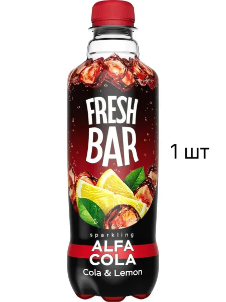 Напиток газированный Fresh Bar Кола-лимон, 480мл