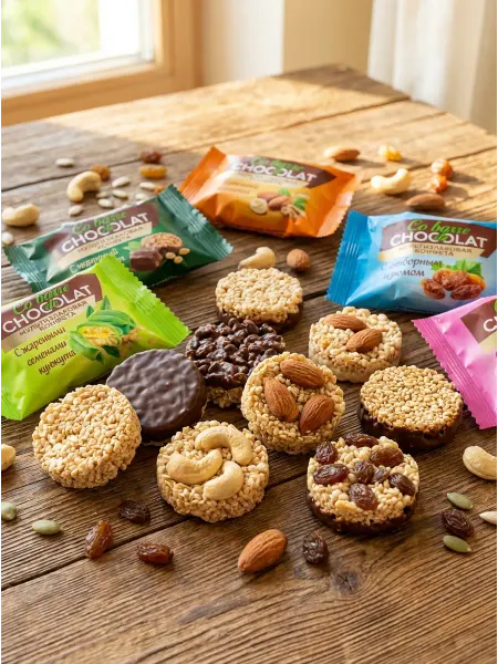Co barre de chokolat Мультизлаковые конфеты "Co barre de Chocolate" 200 гр
