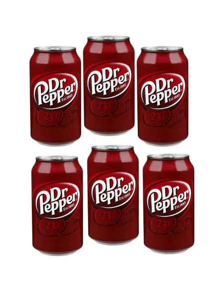 Dr.Pepper Газированный напиток Classic USA, 6 шт по 355 мл