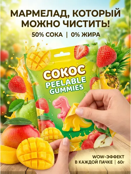 COKOC Инновационные жевательные конфеты-(HALAL)