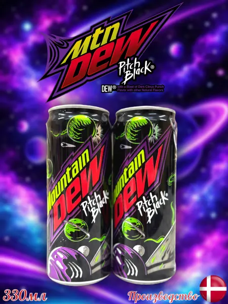 MOTi TOYS Газированный напиток Mountain Dew Pitch Black