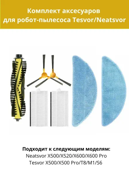 Effire Комплект аксессуаров для робот-пылесоса Neatsvor X500