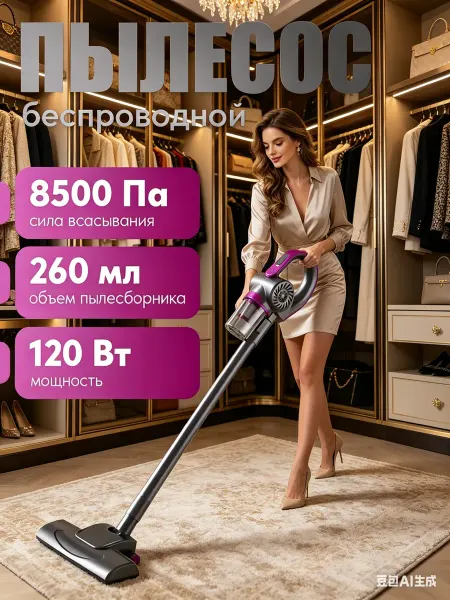 Enchen Пылесос вертикальный мощный беспроводной