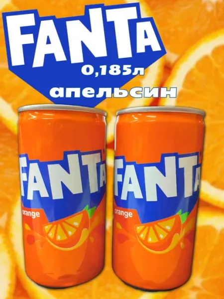 MOTi TOYS Газированный напиток Fanta orange 185мл
