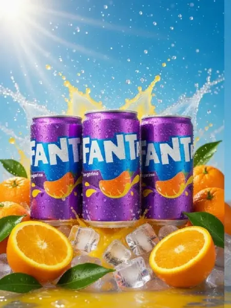 Fanta Газированный напиток Мандарин, 3 шт по 185 мл, Ирак