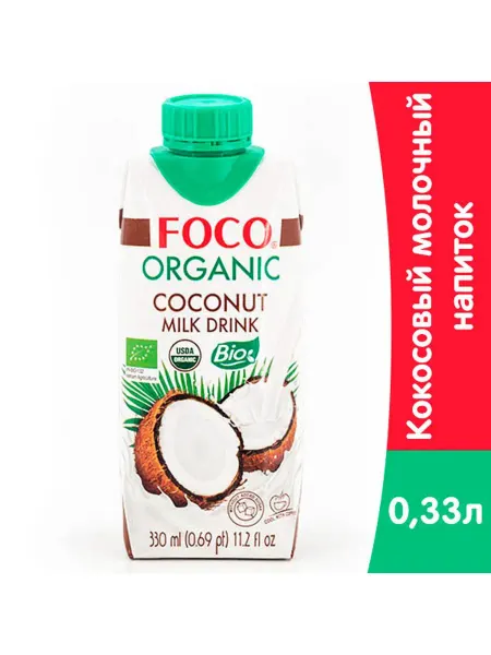Foco Кокосовый напиток без сахара 330мл