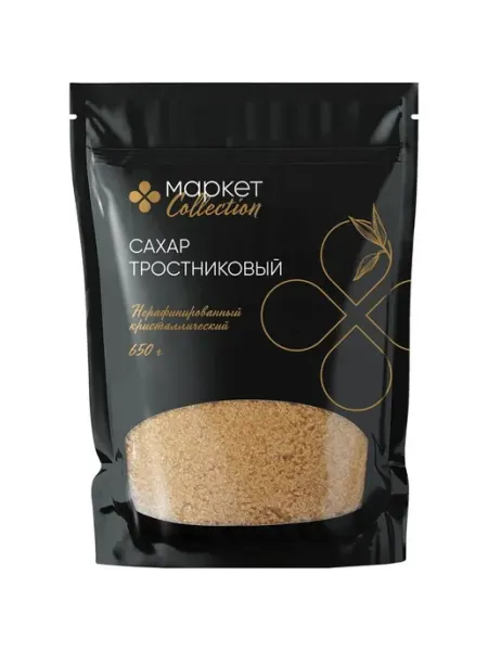 Сахар тростниковый кристаллический нерафинированный Market C