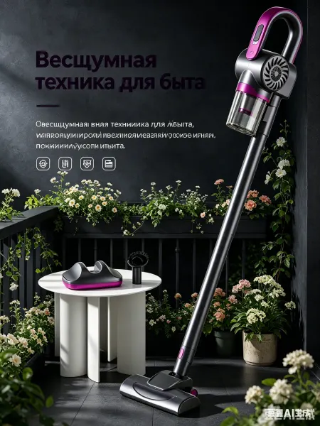 MELNIKSHOP Вертикальный пылесос проводной для дома