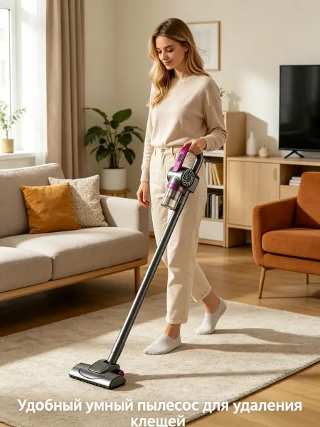 MILLY TOY Ультрафиолетовый ручной пылесос для постели, беспроводной