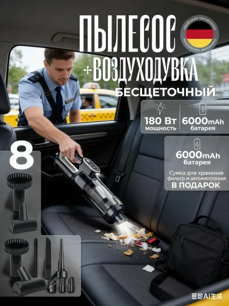 RITMIX Пылесос для автомобиля подарок мужчине