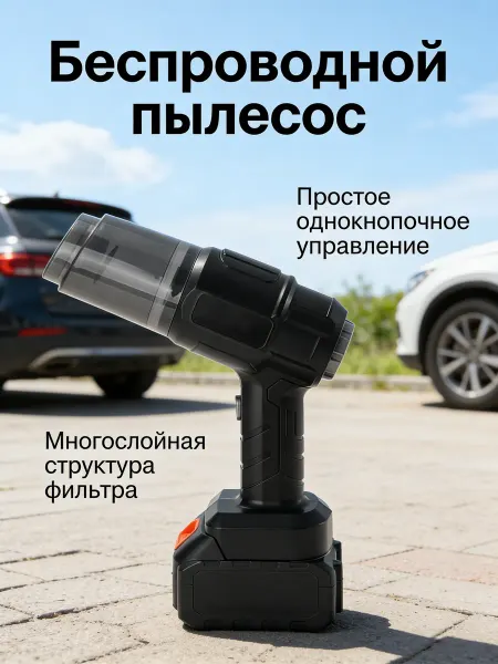 Xiaomi Портативный компактный беспроводной пылесос для автомобиля
