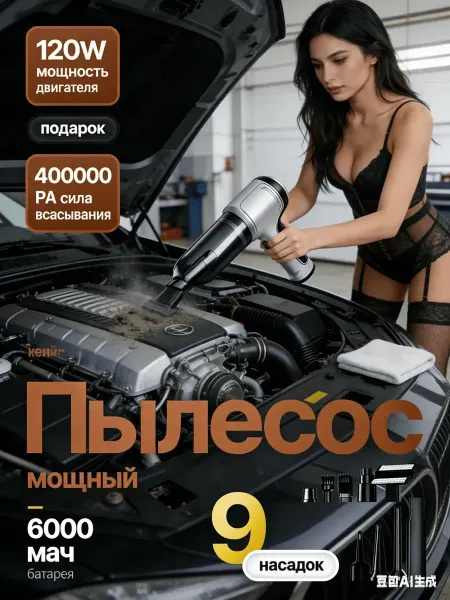 Пылесос для автомобиля подарок мужчне в машину