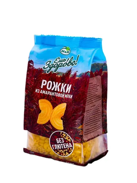 Ешь Здорово! Макароны рожки Амарантовые 250 гр